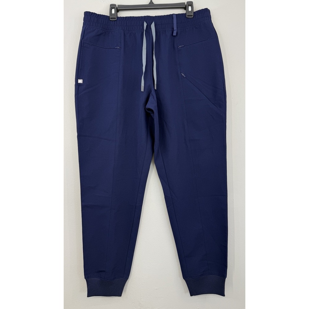 Figs Women's XL Grenelle Jogger Scrub Pants Navy Technical Collection NWT